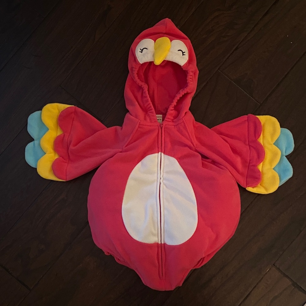 Carter's Vibrant Parrot Costume with Yellow and Blue Highlights